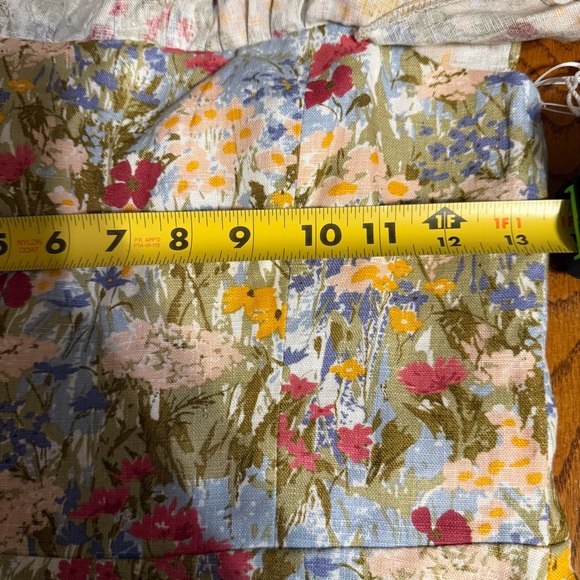 NEW Reformation Amethyst Linen Midi Dress in Countryside Sz 2 Cottagecore Chic - Picture 15 of 16